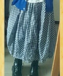 OLIVE des OLIVE | ギンガムチェックロングスカート(スカート)