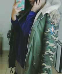 迷彩徽章外套 | ミリタリージャケット