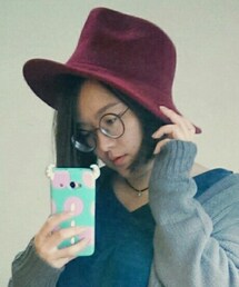 酒紅紳士帽 | ハット