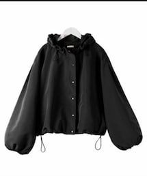 karei | ボリュームマウンテンパーカー ブラック(マウンテンパーカー)