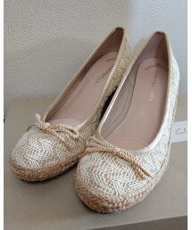 vanitybeauty | リボン付 パンプス ベージュ(パンプス)