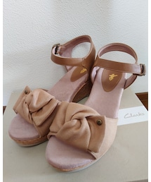 Jua＞R　dhi | リボンサンダル ベージュ(サンダル)