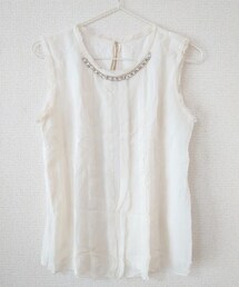 BALLSEY | ノースリーブ カットソー アイボリー(Tシャツ/カットソー)