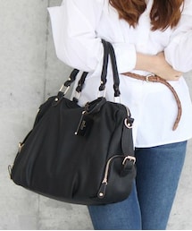 VitaFelice | サイドポケット2wayボストントートバッグ ・ショルダーバッグ(ボストンバッグ)