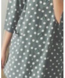 おばあちゃんのお下がり | シャツワンピース