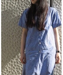 YAECA | シャツワンピース