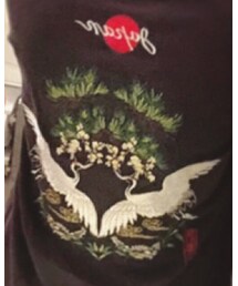 背中にも鶴の刺繍 | Tシャツ/カットソー