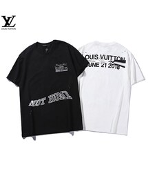 ルイヴィトン 半袖 Tシャツ 綿 通気 夏 メンズ レディース ブランド コピー tシャツ ファッション 男女兼用 夏LV910(浴衣)