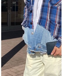 GREG LAUREN | ノーカラーコート