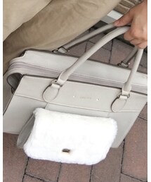 anySIS | このバッグのファーのサイドポケットが外れる仕様なので外して使います♡(バッグ)