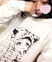 めぐもけさん イラスト トレーナー(スウェット)