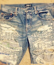 RNA | ズタボロ短パン(デニムパンツ)