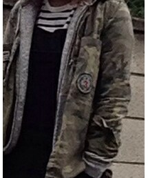 ZARA | カモジャケ(ミリタリージャケット)