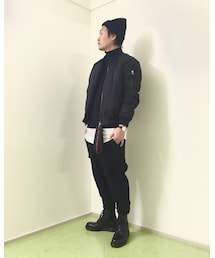 KOMAKINO | ZIPベロ〜ン(ミリタリージャケット)