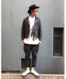 パーカーなし | ライダースジャケット