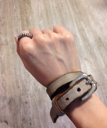 LIMI feu | ◻︎レザーブレス◻︎
      指輪も☝️(ブレスレット)