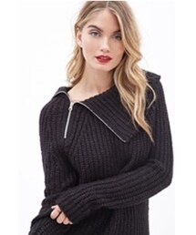 FOREVER 21 | ジッパーニット(ニット/セーター)