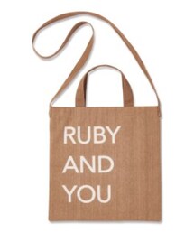 RUBY AND YOU | ショルダーバッグ