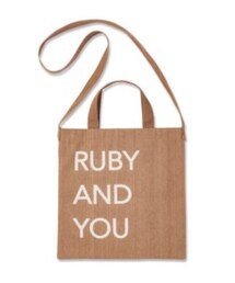 RUBY AND YOU | トートバッグ