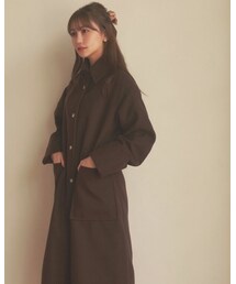 HARUHIROINE | ステンカラーコート