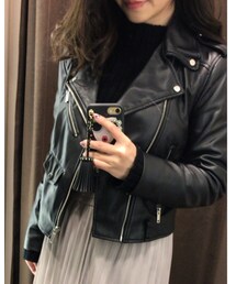 ZARA | ライダースジャケット