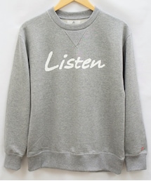  B | Listenトレーナー-グレー(スウェット)