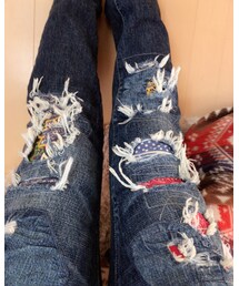 DENIM DUNGAREE | デニムパンツ