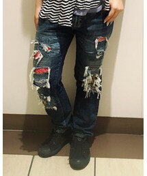 DENIM DUNGAREE | デニムパンツ