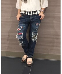 DENIM DUNGAREE | デニムパンツ