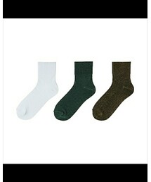 UNIQLO | 女裝襪子三件組 金蔥 特99(レッグウェア)