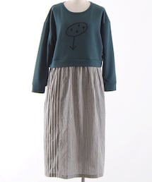 POU DOU DOU | 切り替えワンピース(ワンピース)