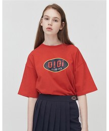 o!oi | BIG ROUND LOGO T-SHIRTS_red(Tシャツ/カットソー)