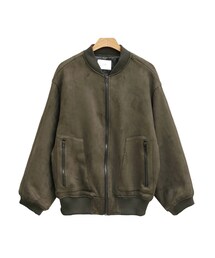 MOSSBEAN | 리엘 와이드 스웨이드점퍼(ジャケット/アウター)