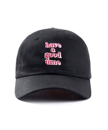 Have a good time | 3D POLO CAP BLACK(キャップ)