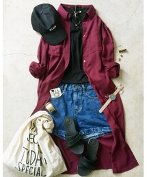 italie to france | シャツワンピース