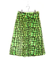 Somwhere Nowhere | Faux Fur Midi Skirt(スカート)