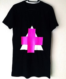 fleamadonna | Pink Cross T-shirt(Tシャツ/カットソー)