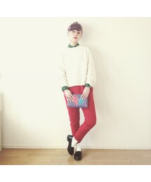 I am I in fact... | IamI パンツ　赤(その他パンツ)