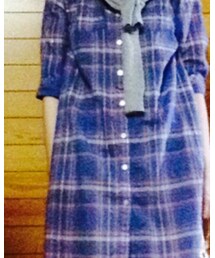 on the couch | シャツワンピース