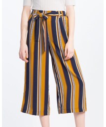 ZARA | クロップド丈ルーズシルエットパンツ(パンツ)
