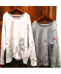 my beautiful landlet | Painted sweater(スウェット)