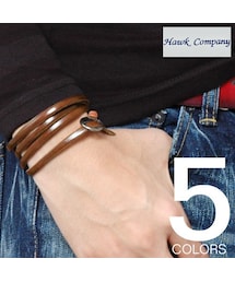 Hawk Company | レザーブレスレット(ブレスレット)