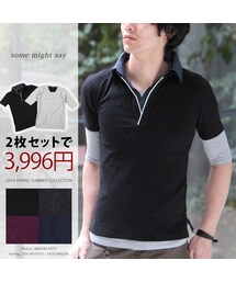 some might say | ダミエ柄ポロシャツ&カットソー(ポロシャツ)