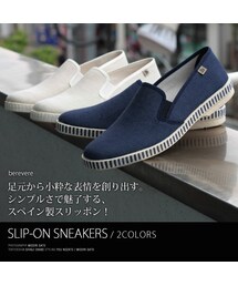 berevere | スペインberevere社製リネンスリッポンスニーカー(スニーカー)