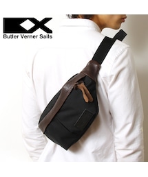 Butler Verner Sails | ボディバッグ日本製コーデュラナイロン本革2WAYウエストバッグ(ボディバッグ/ウエストポーチ)
