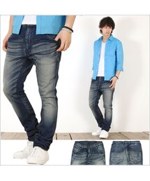 Johnbull | 日本製加工スナックデニムトラウザー(デニムパンツ)