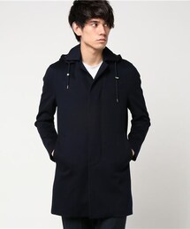 EDIFICE | 17-18 AW エディフィス ステンカラーコート ストームシステム ネイビー(ステンカラーコート)