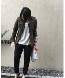 あっ❗️ゴミ付いてる👀パンパン👋🏻 | ジャケット/アウター