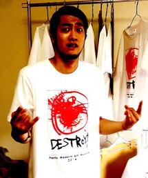 Destroy it Create it Share it | DCS専属デザイナーカワテ氏の書き下ろしジーザスくんTシャツです。(Tシャツ/カットソー)