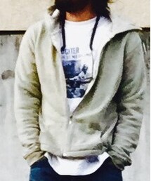 AMERICAN RAG CIE | 丈短いだいぶ古いジップパーカー(パーカー)